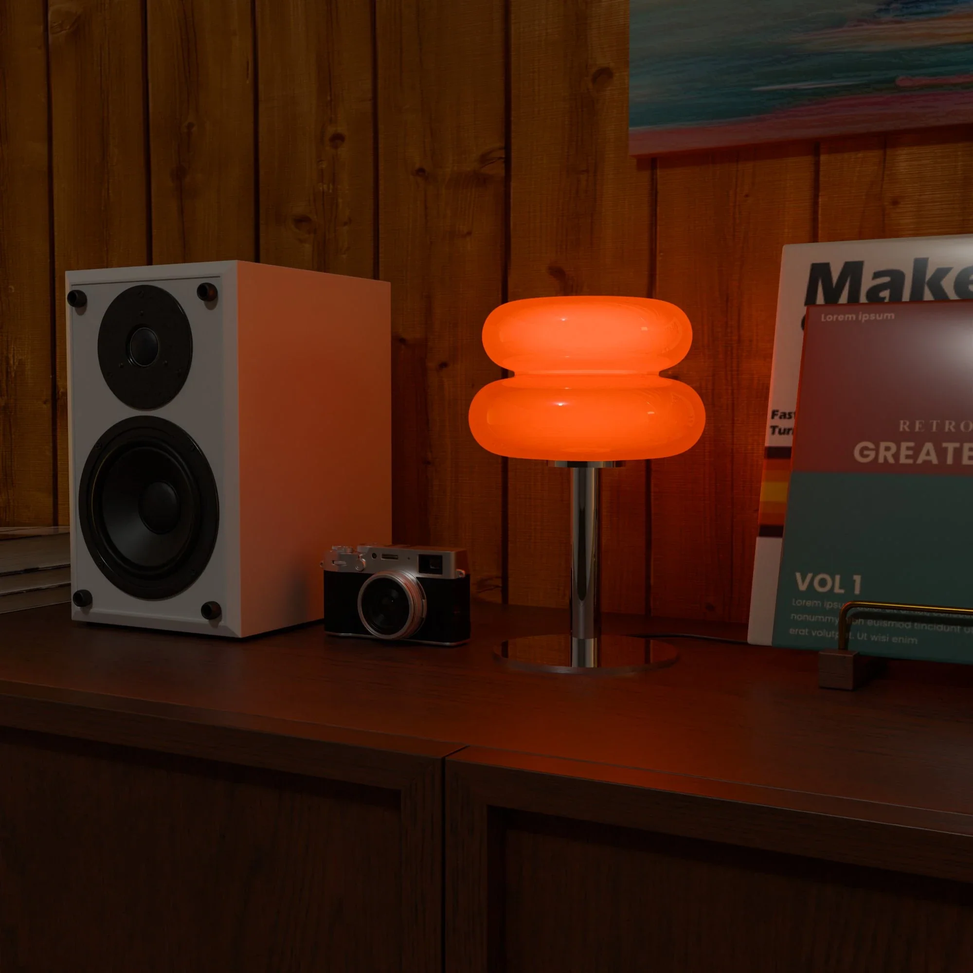 Bauhaus Macaron Glass Table Lamp - Image 3