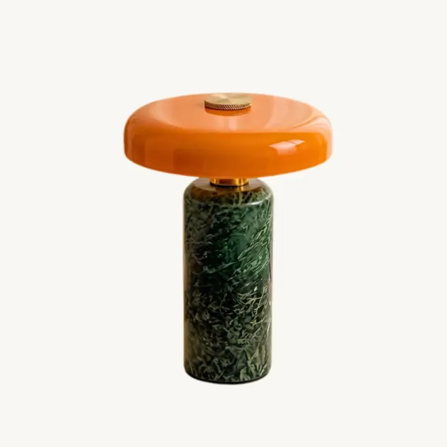 Nordic Moss Marble Portable Table Lamp